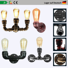 Retro Wandlampe Antik Wandleuchte Industrie Rohr E27 Steampunk Wandleuchter