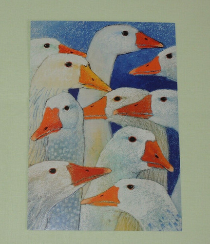 Postkarten gänse loes - gänse,