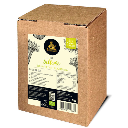 Klimmek bio selleriesaft 3 - -, l