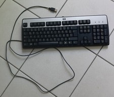 HP Tastatur / Keybord - Schwarz/Silber -  KU-0316 - USB KABEL 434821-041 GERMAN