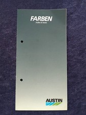 AUSTIN Mini Metro Montego Farbkarte 1.1988 gelocht