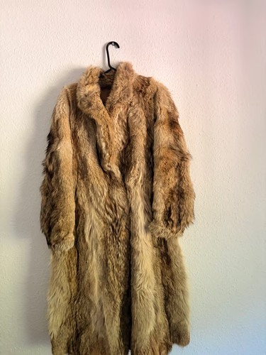 Pelzmantel fuchs kojote oder - pelzmantel,,