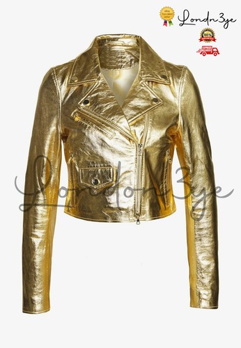 Damen metallic gold - metallic, crop