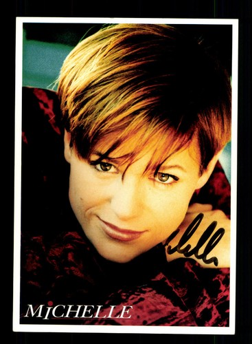 Michelle autogrammkarte - michelle,