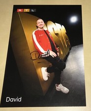 David Leischik DSDS 2023 Autogrammkarte Original signiert Autogramm Karte TV