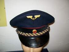 Deutsche Bahn DB Uniform Mütze Kappe alte Schirmmütze Gr. 56 #94