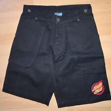Original NHS Santa Cruz kurze Jeans Hose 90er BAGGY Skater Größe S