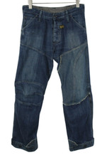 G-Star Concept Elwood Herrenjeans W31/L34 Regular Knopf Fly Detailliert Zip