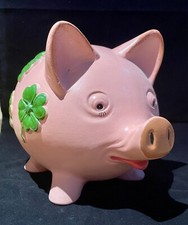 Altes  Keramik Sparschwein VEB Terrakotta Gräfenroda XXL handgemacht