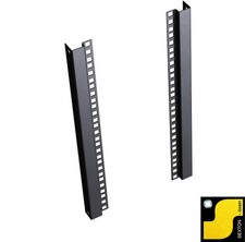 6U Rack Profile Satz 6HE Black / Schwarz - 48,3cm( 19 Zoll 19" )