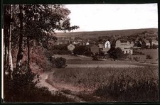 Ansicht Hartha, Ortschaft vom Waldrand gesehen 