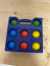Boccia Boule Spiel mit 8 Kugeln Tragekorb Kunststoff