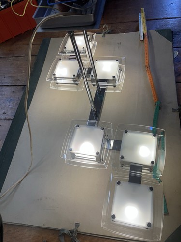 Art deco stil lampe chrom - art,