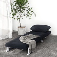 Homcom schlafsessel in 1 - schlafsessel,, 2-in-1