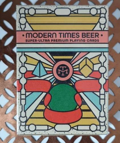 Moderne mal bier spielkarten - mal,