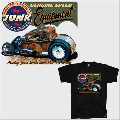 Automotiv shirt hot - t-shirt, rod