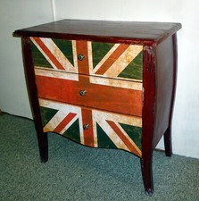 England-Motiv Kommode  im