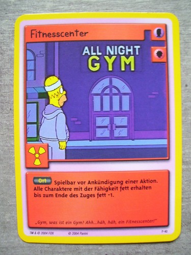 The simpsons tcg promokarte - the,
