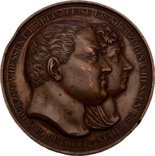 Medaille hessen darmstadt 1827 - medaille,
