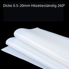 Weiß Silikon Gummiplatte