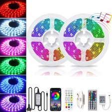 5-30M LED Stripe RGB Leiste Streifen 5050 SMD Band Wasserdicht Lichterkette 12V