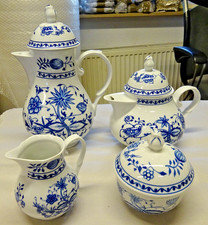 °4 tlg. Kaffee-/Teegeschirr - Konvolut Zwiebelmuster Triptis