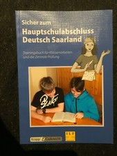 Sicher zum Hauptschulabschluss Deutsch Saarland Trainingsbuch ILF