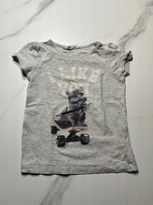 Graues "Katze" T-Shirt -
