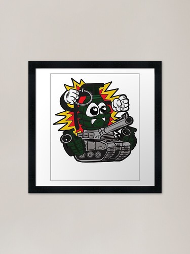 Gerahmter granatpanzer - gerahmter,