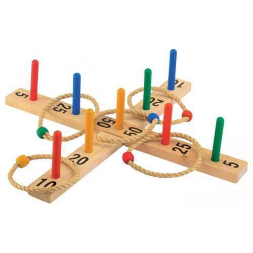 Ringwurfspiel aus holz - ringwurfspiel, spiel
