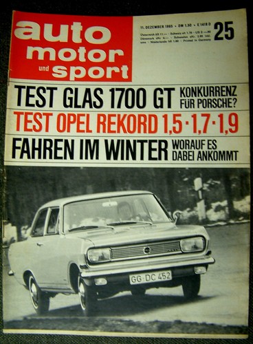 Auto motor sport 1965 opel - motor,