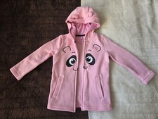 Strickjacke Gr 110 Kiki&Koko Rosa Panda Kaputze Mädchen