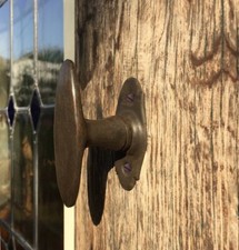 Fenstergriff oval in Eisen