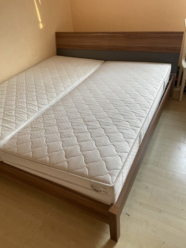 Doppelbett 200x200 braun mit - braun,