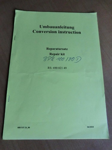 Umbauanleitung reparatursatz - umbauanleitung,