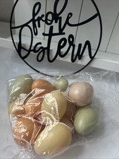 Ostereier Kunstoff Bunt