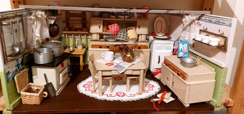 Alte puppenküche 50iger - alte, puppenküche,50iger