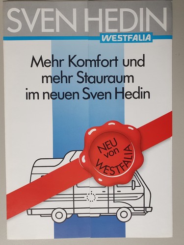 Prospekt sven hedin - "vw,