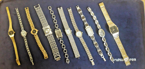 10x schmuckbanduhren herren - 10x,