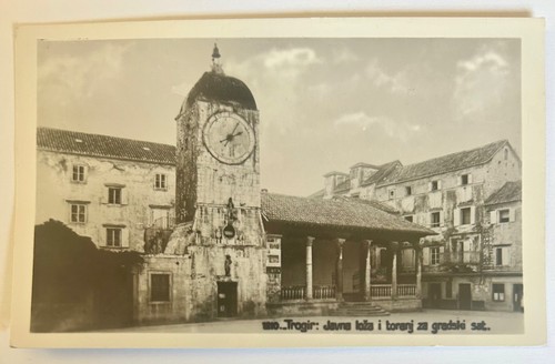 Trogir public loggia clock - public,