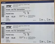 2 Eintrittskarten, Laizhalle HH, Vivaldi, Haydn, Händel 20.03.26