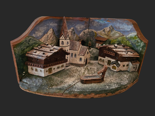 Alte krippenlandschaft 1930 - alte,
