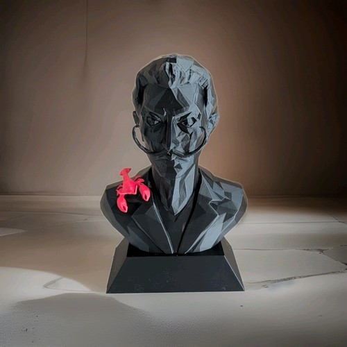 Salvador dali skulptur büste - skulptur,