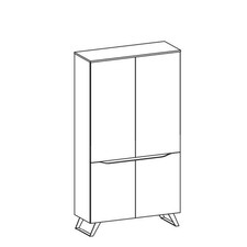 Luxus Vitrine Holz Designer