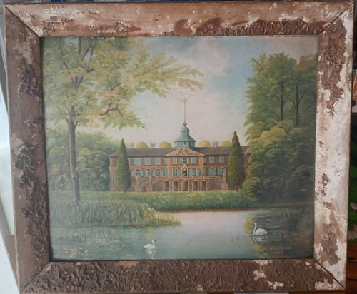Schloss favorite gemälde - gemälde, 1959