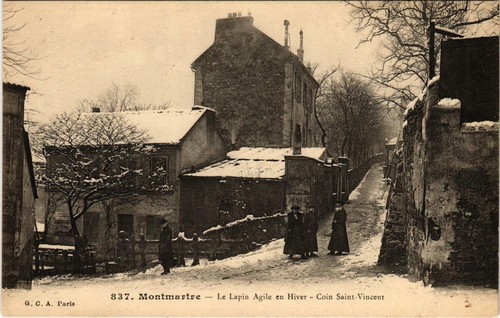 Cpa paris montmartre - cpa, 18.