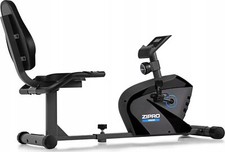 Zipro Erwachsene Horizontales Magnetisches Fitnessbike Vision bis 120kg Schwarz