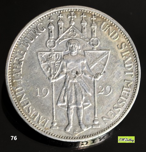 Reichsmark 1929e 1000 jahre - 3,