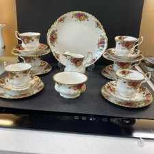 Royal Albert Old Country Roses Teeservice für 6 Vintage 