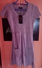 Kleid Miss Petrolio grau Gr